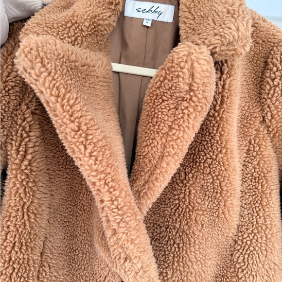 Cozy Tan Teddy Coat - Picture 5 of 5